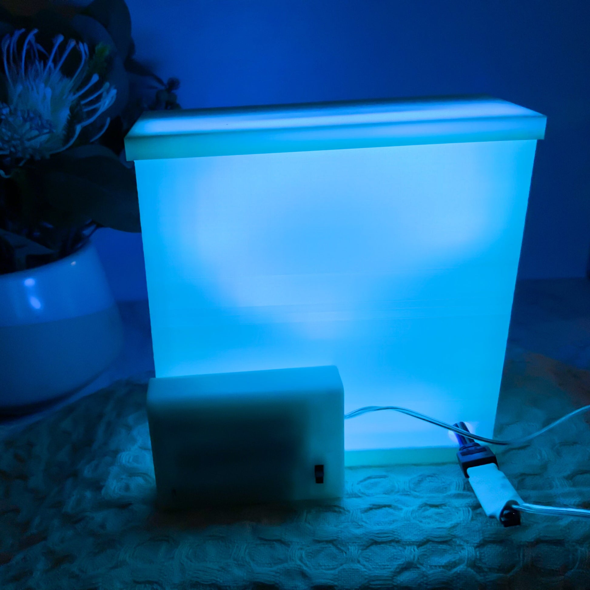 Little Mermaid 3D Light Box - Glow in the Dark - Battery Powered - Enchanting Shadow Box - Fantasy Art Decor