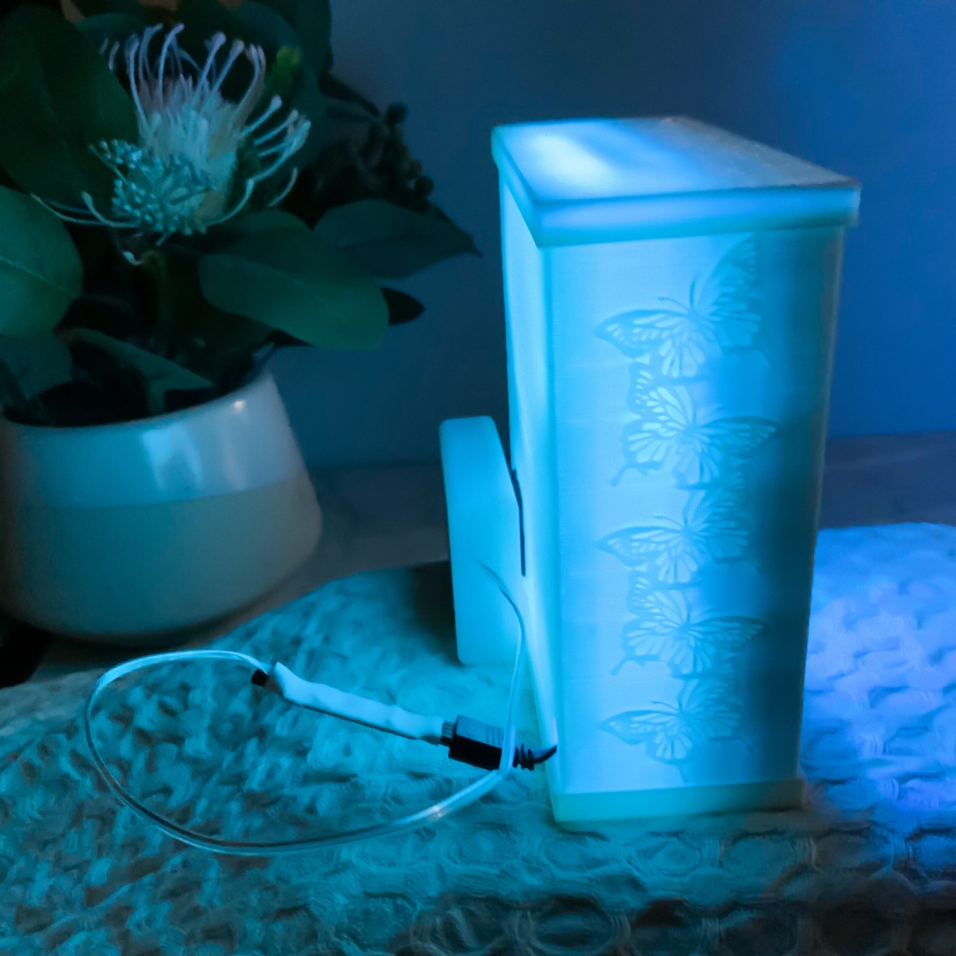 Little Mermaid 3D Light Box - Glow in the Dark - Battery Powered - Enchanting Shadow Box - Fantasy Art Decor