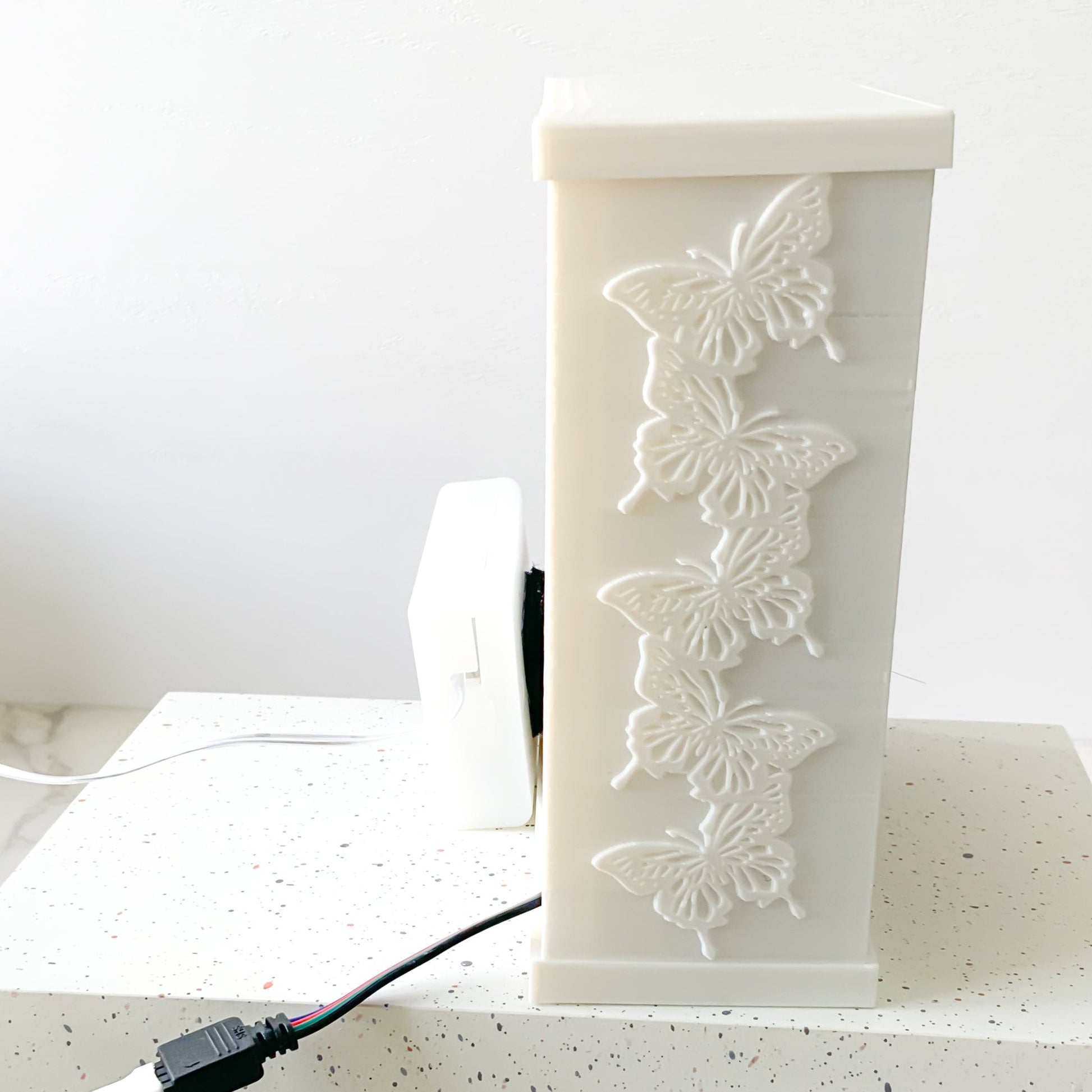 Majestic Phoenix 3D Light Box - Glow in the Dark - Battery Powered - Mythical Shadow Box - Fantasy Art Decor