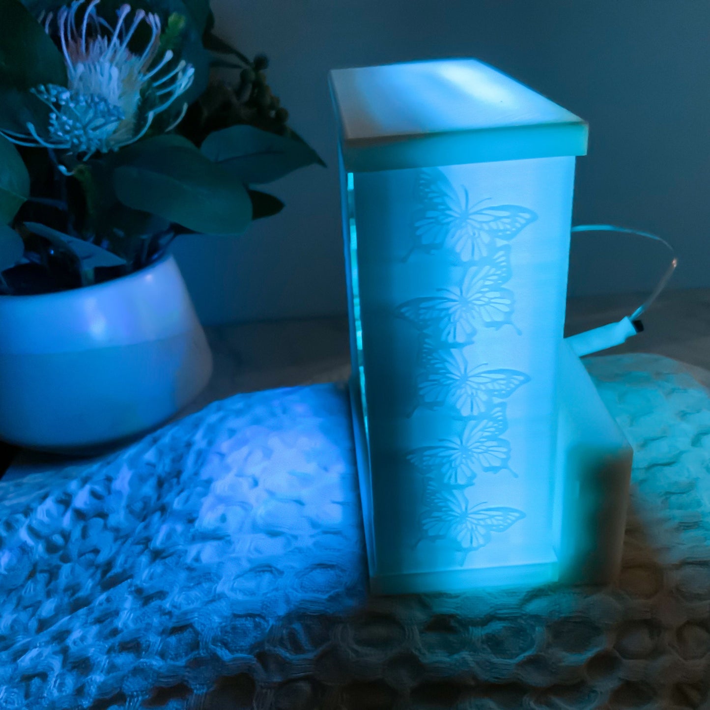 Majestic Phoenix 3D Light Box - Glow in the Dark - Battery Powered - Mythical Shadow Box - Fantasy Art Decor