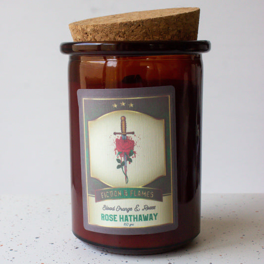 Rose Hathaway | Blood Orange & Roses | Soy Candle | Reader Gift | Writer Gift | Vampire Academy Inspired | Bookish Candle | TV Candle