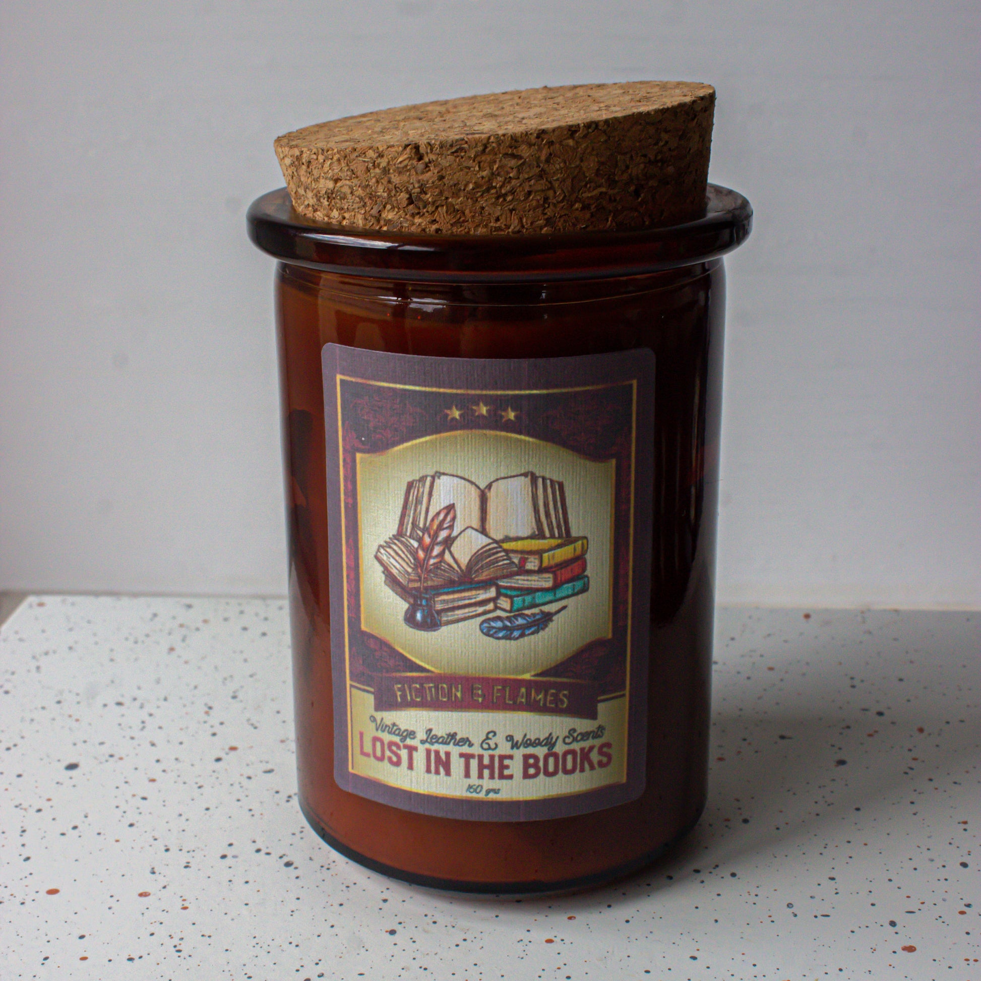 Book Lover Candle Gift Box | Library Scented | Cotton Candy & Cashmere Scented | Fruity Candle | Readers Gift | Aromatherapy Scented Candle