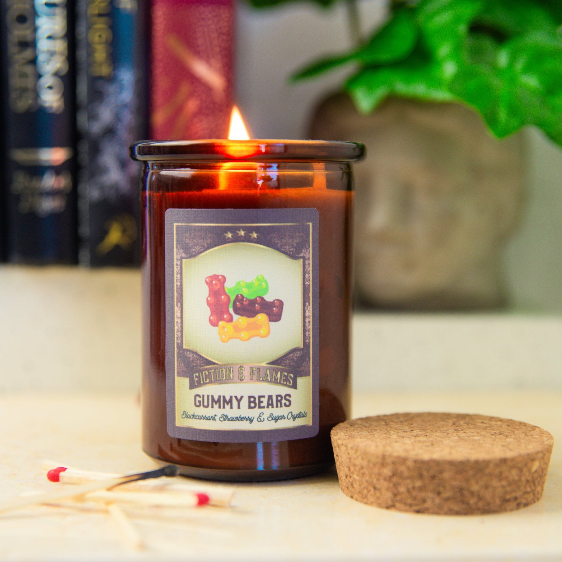 Gummy Bears Scented Candle | Candy Fragrance Candle | Sweet Treat | Birthday Gift | Aromatherapy Candle | Book Lover's Gift