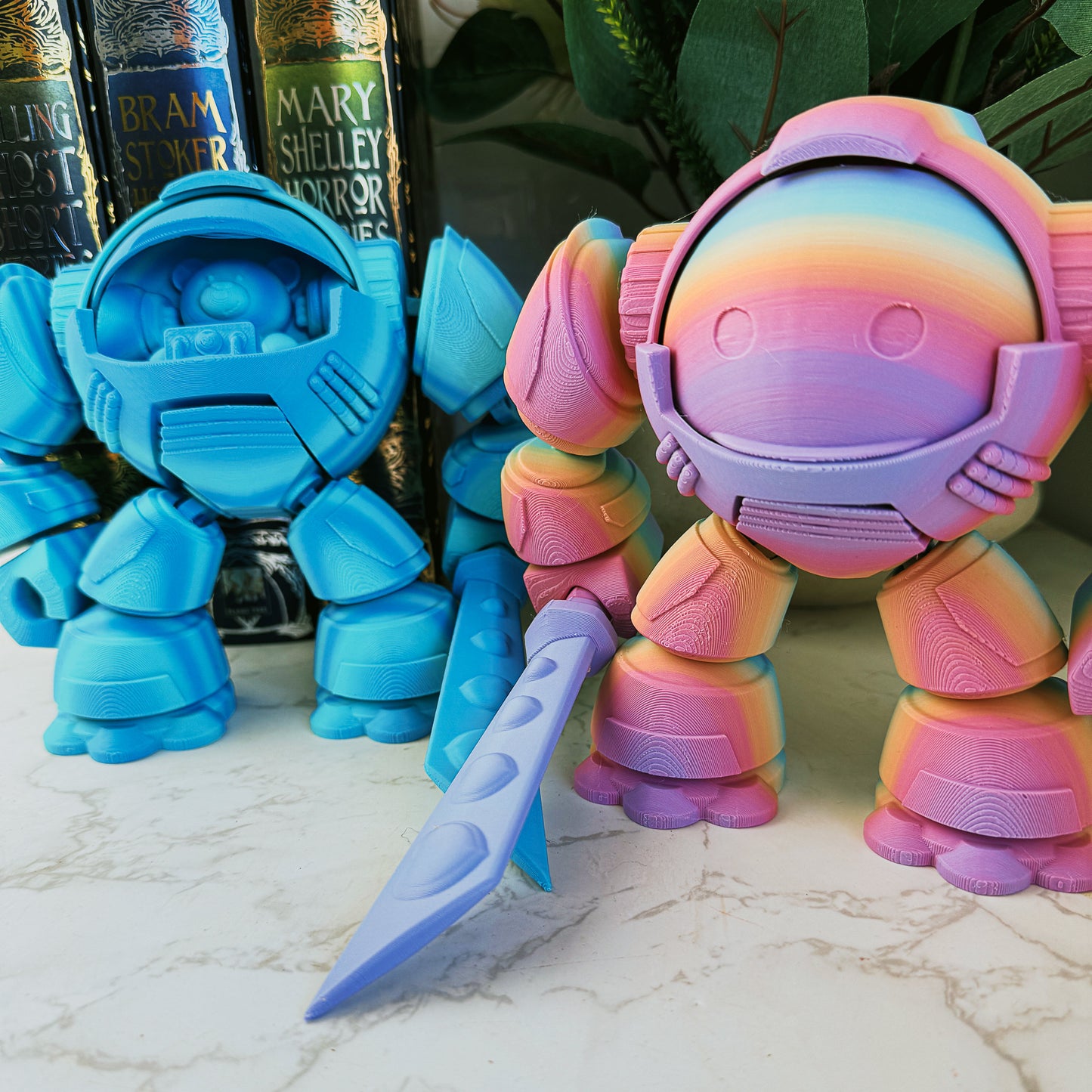 RoboTeddy - Mecha Suit with Pilot Teddy Bear | Fantasy Toy | Robot | Teddy Bear - Fiction and Flames