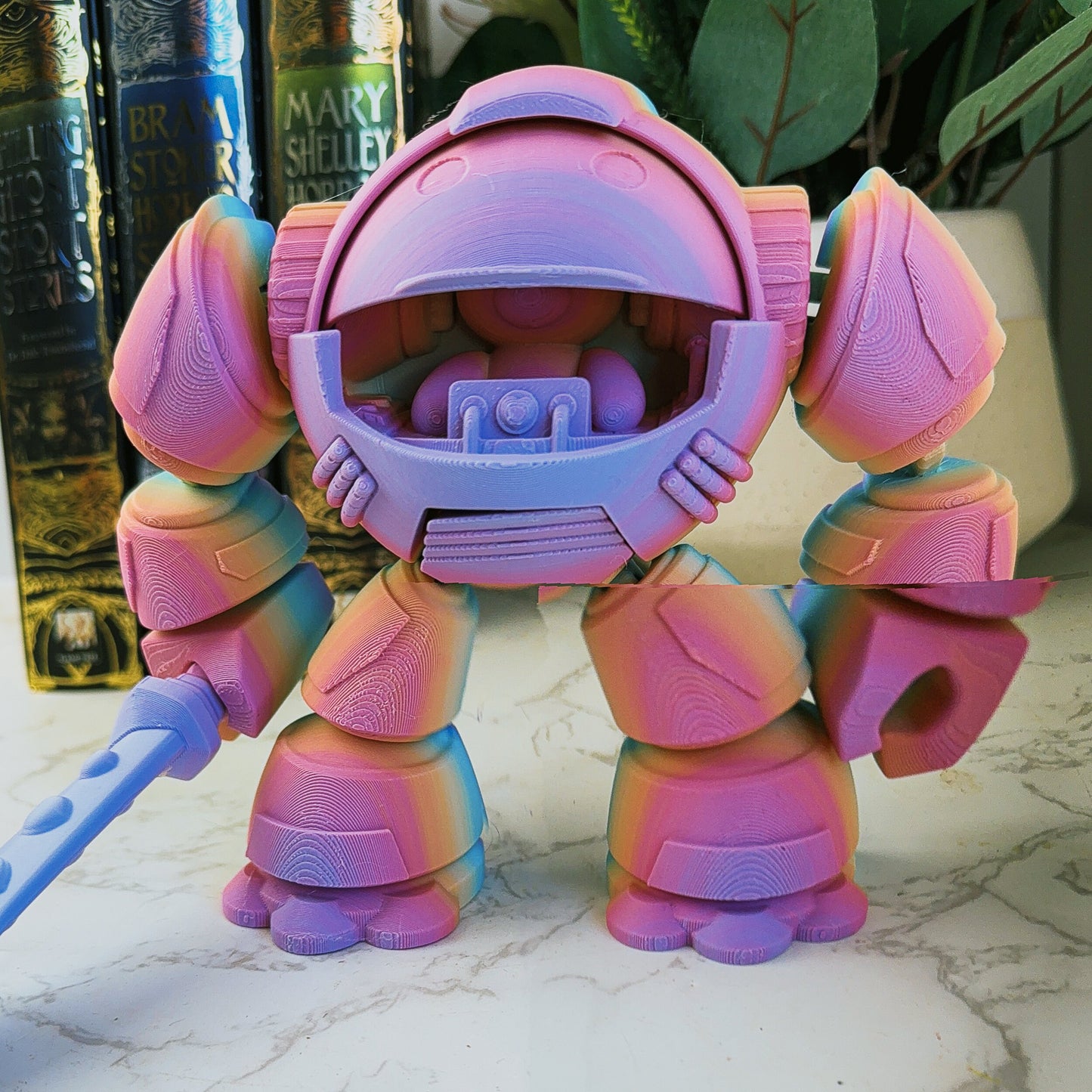 RoboTeddy - Mecha Suit with Pilot Teddy Bear | Fantasy Toy | Robot | Teddy Bear - Fiction and Flames