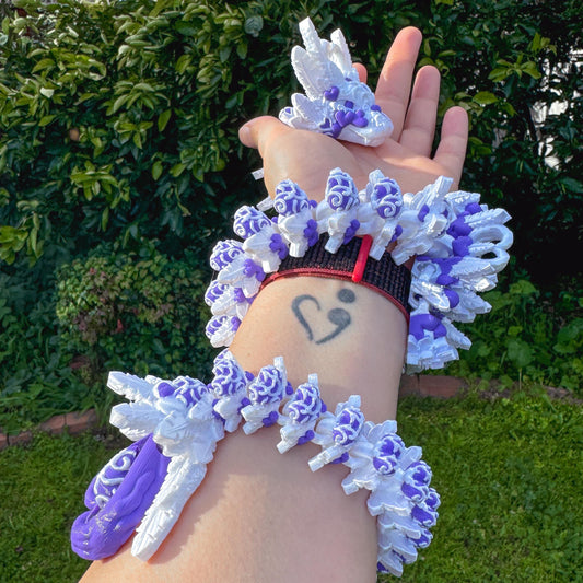 Articulated Heart Dragon | Fantasy Dragon Model | 3d Printed Dragon | Desk Fidget Toy