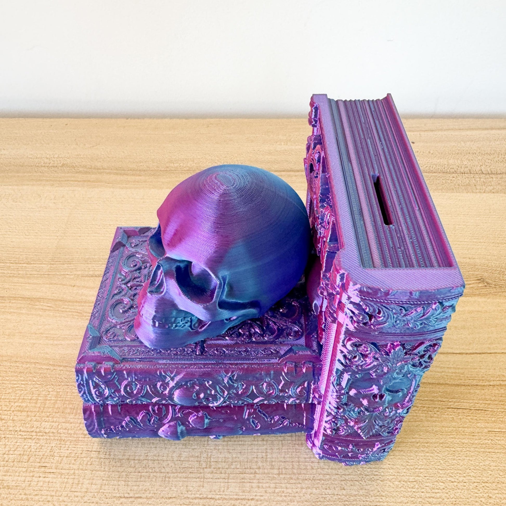 Necrotic Library Money Box Book Nook | 3d printed | book nook
