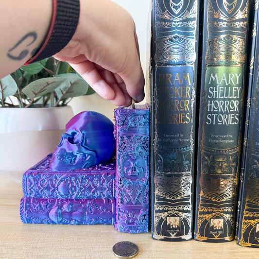 Necrotic Library Money Box Book Nook | 3d printed | book nook