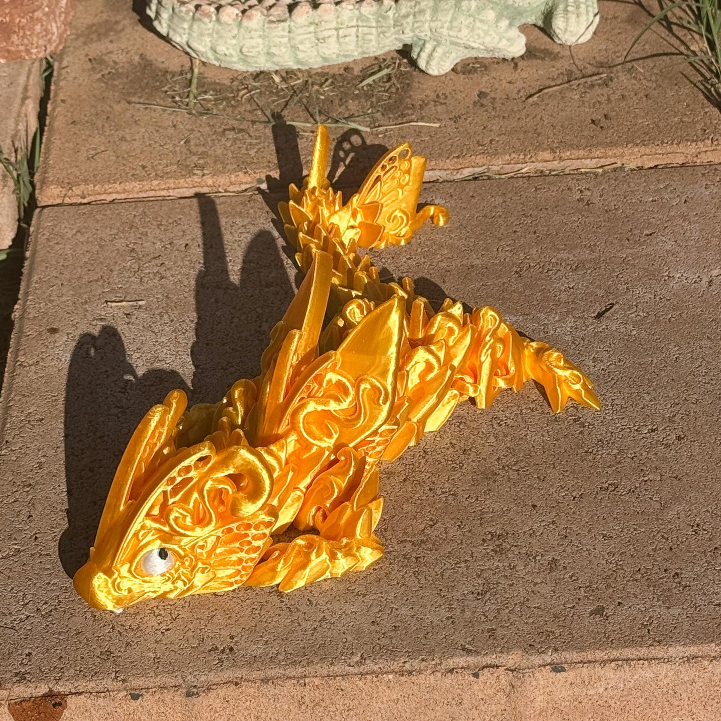Articulated Baby Butterfly Dragon | Fantasy Dragon Model | 3d Printed Dragon | Desk Fidget Toy