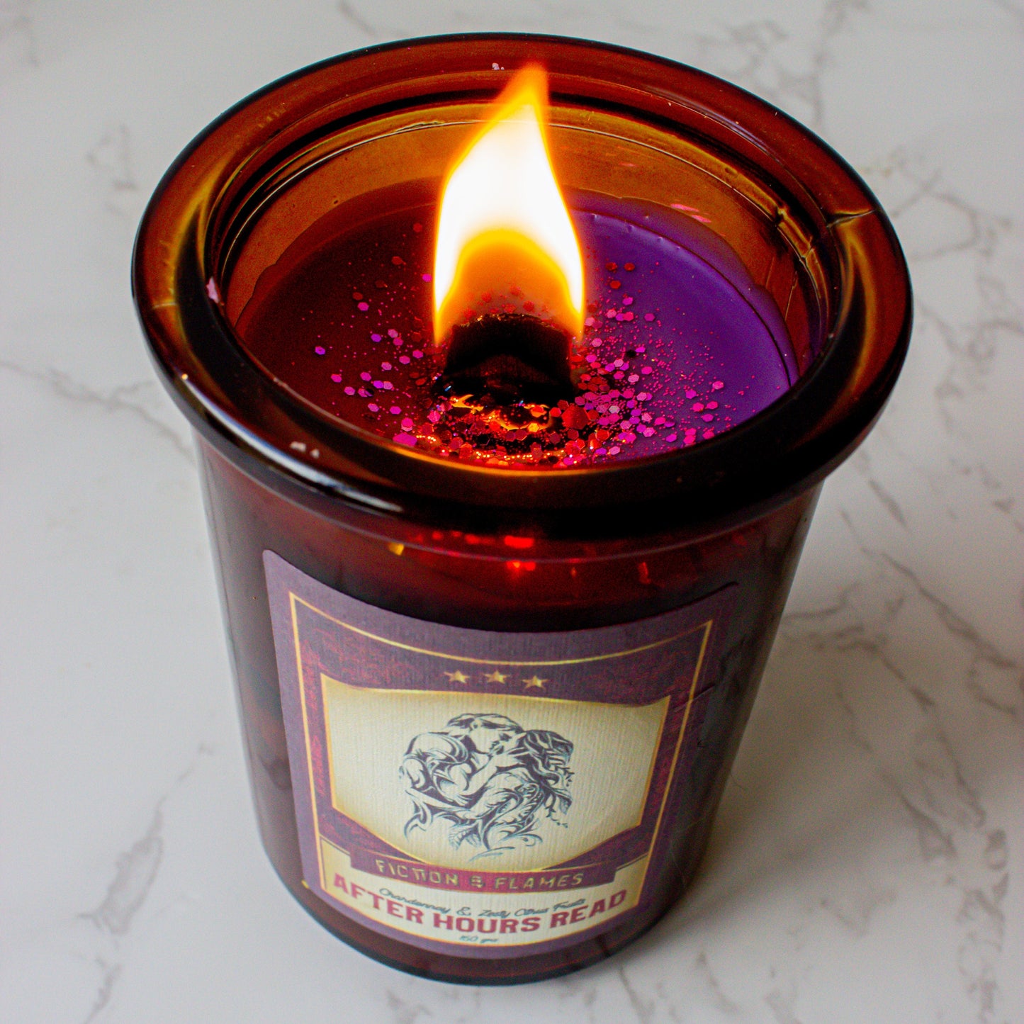 After Hours Read | Champagne + Zesty Citrus Fruits | Romance Candle | Writers Gift | Book Lover's Gift | Reader Gift | Bookish Candle