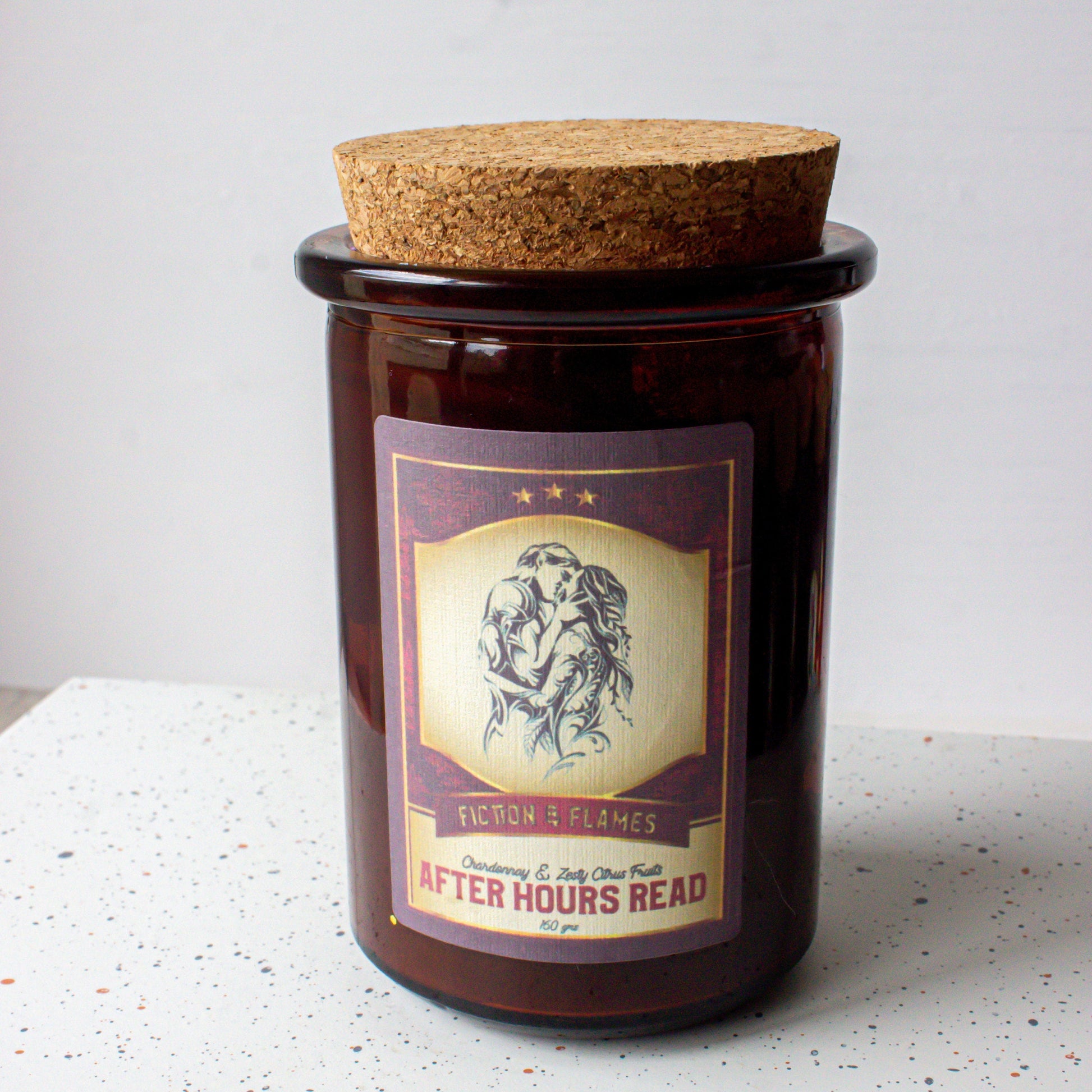 After Hours Read | Champagne + Zesty Citrus Fruits | Romance Candle | Writers Gift | Book Lover's Gift | Reader Gift | Bookish Candle