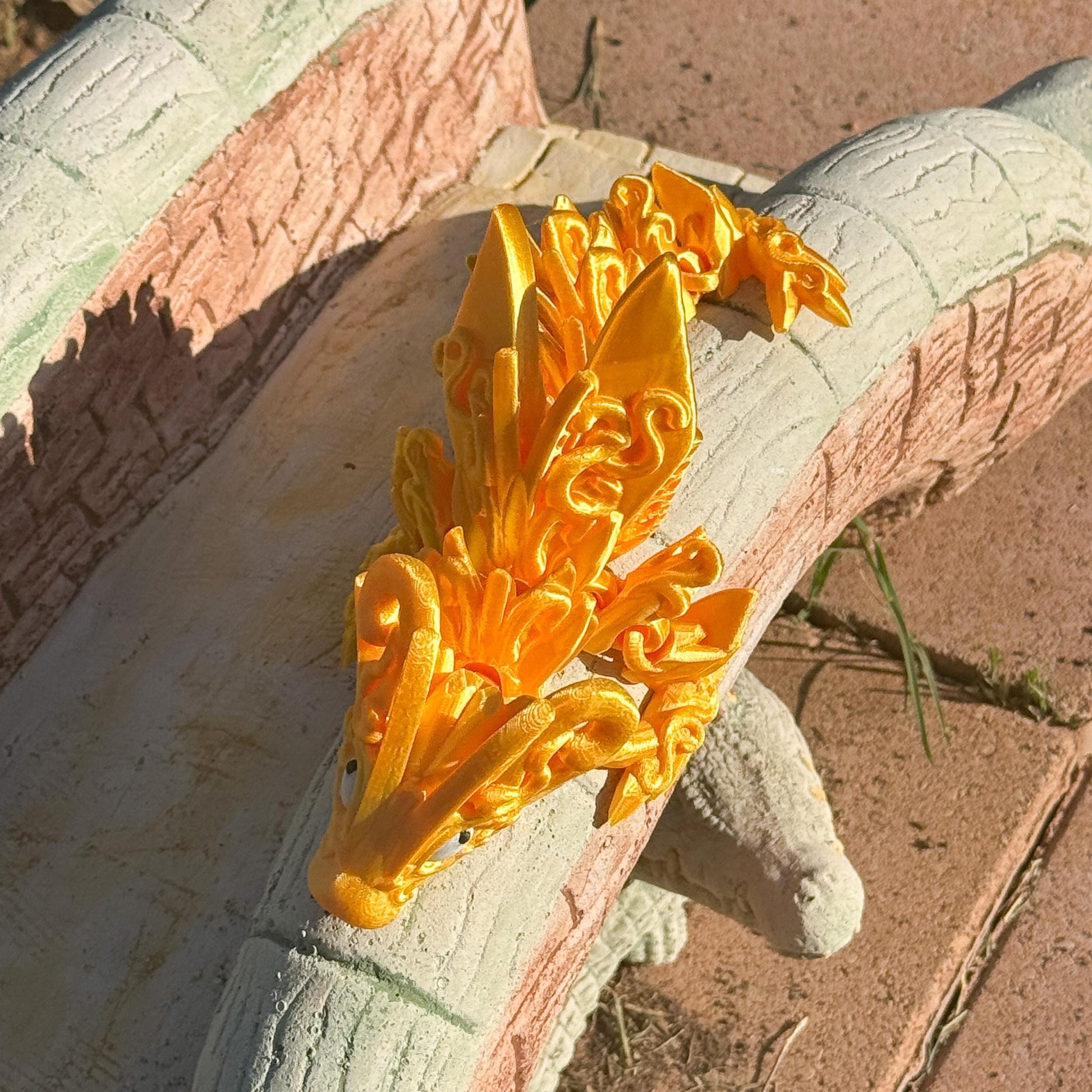 Articulated Baby Butterfly Dragon | Fantasy Dragon Model | 3d Printed Dragon | Desk Fidget Toy