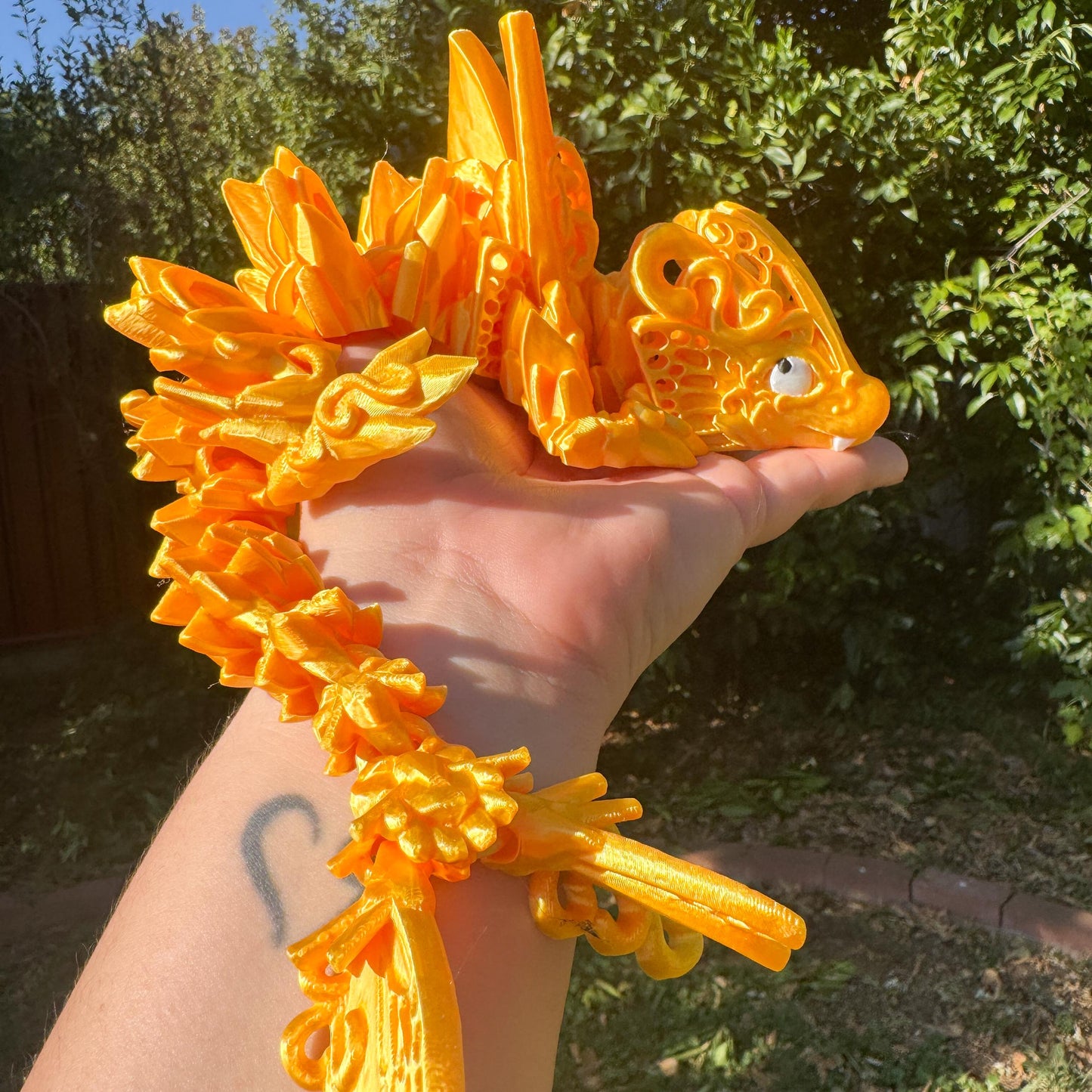 Articulated Baby Butterfly Dragon | Fantasy Dragon Model | 3d Printed Dragon | Desk Fidget Toy