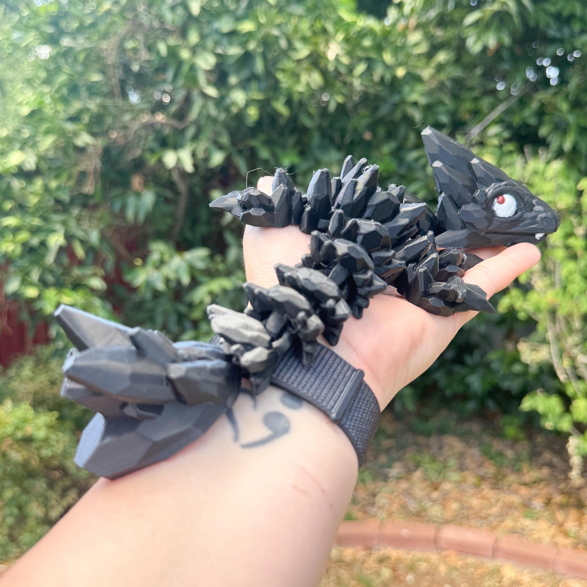 Articulated Baby Gemstone Dragon | Fantasy Dragon Model | 3d Printed Dragon | Desk Fidget Toy