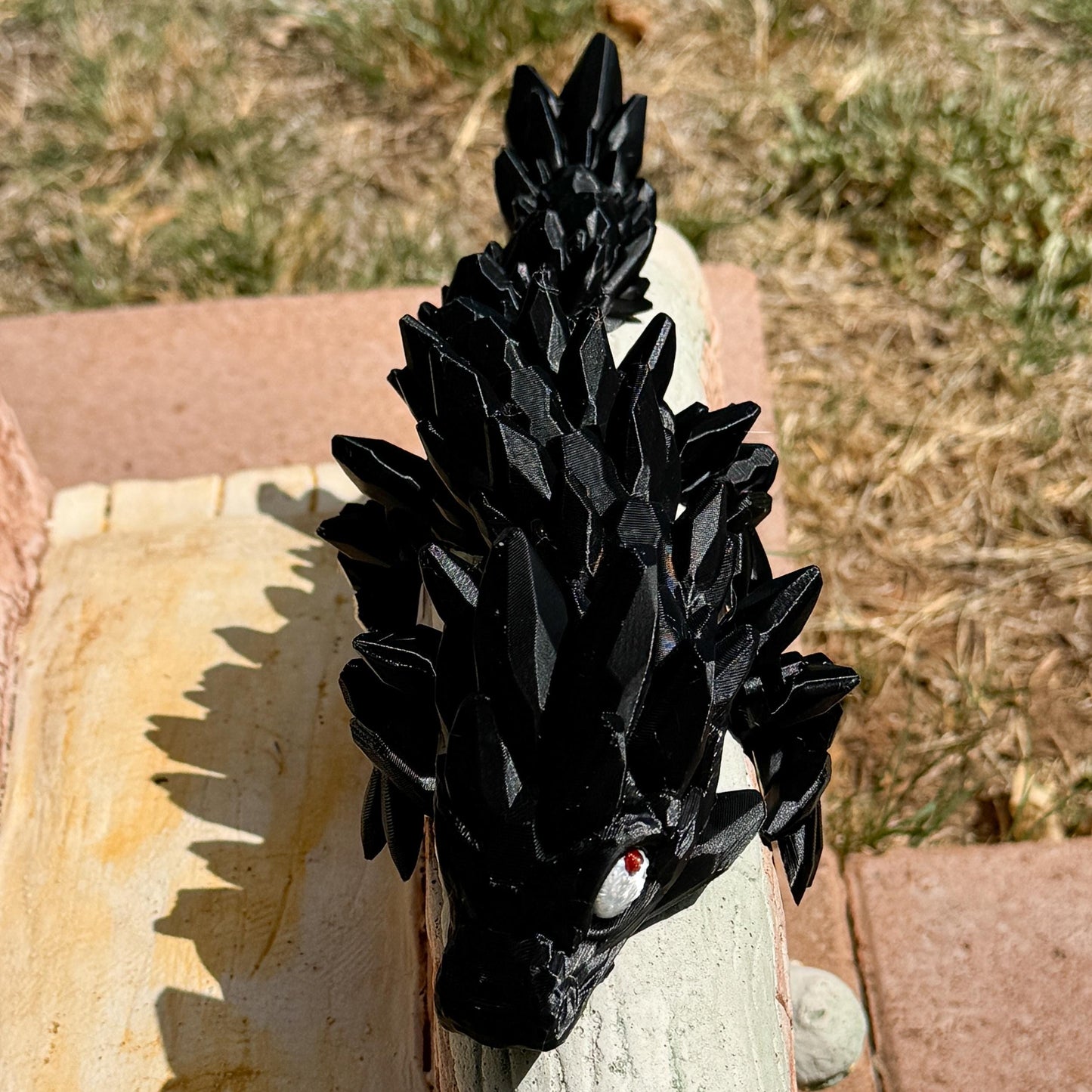 Articulated Baby Gemstone Dragon | Fantasy Dragon Model | 3d Printed Dragon | Desk Fidget Toy