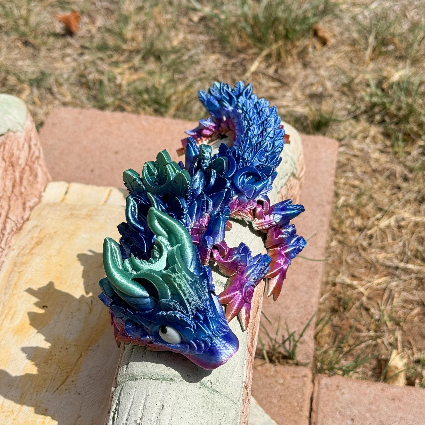 Articulated Baby Lunar Dragon | Fantasy Dragon Model | 3d Printed Dragon | Desk Fidget Toy