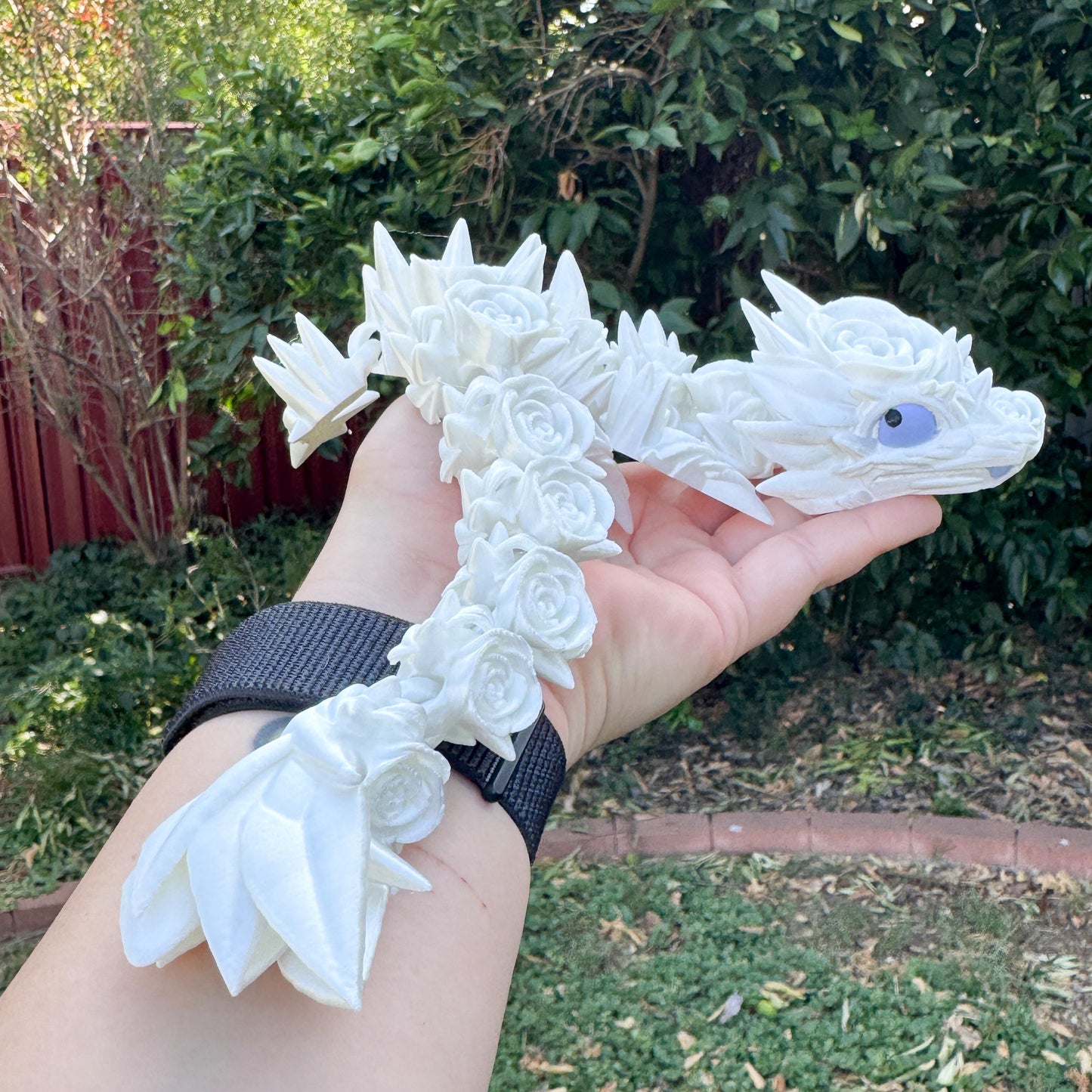 Articulated Baby Rose Dragon | Fantasy Dragon Model | 3d Printed Dragon | Desk Fidget Toy