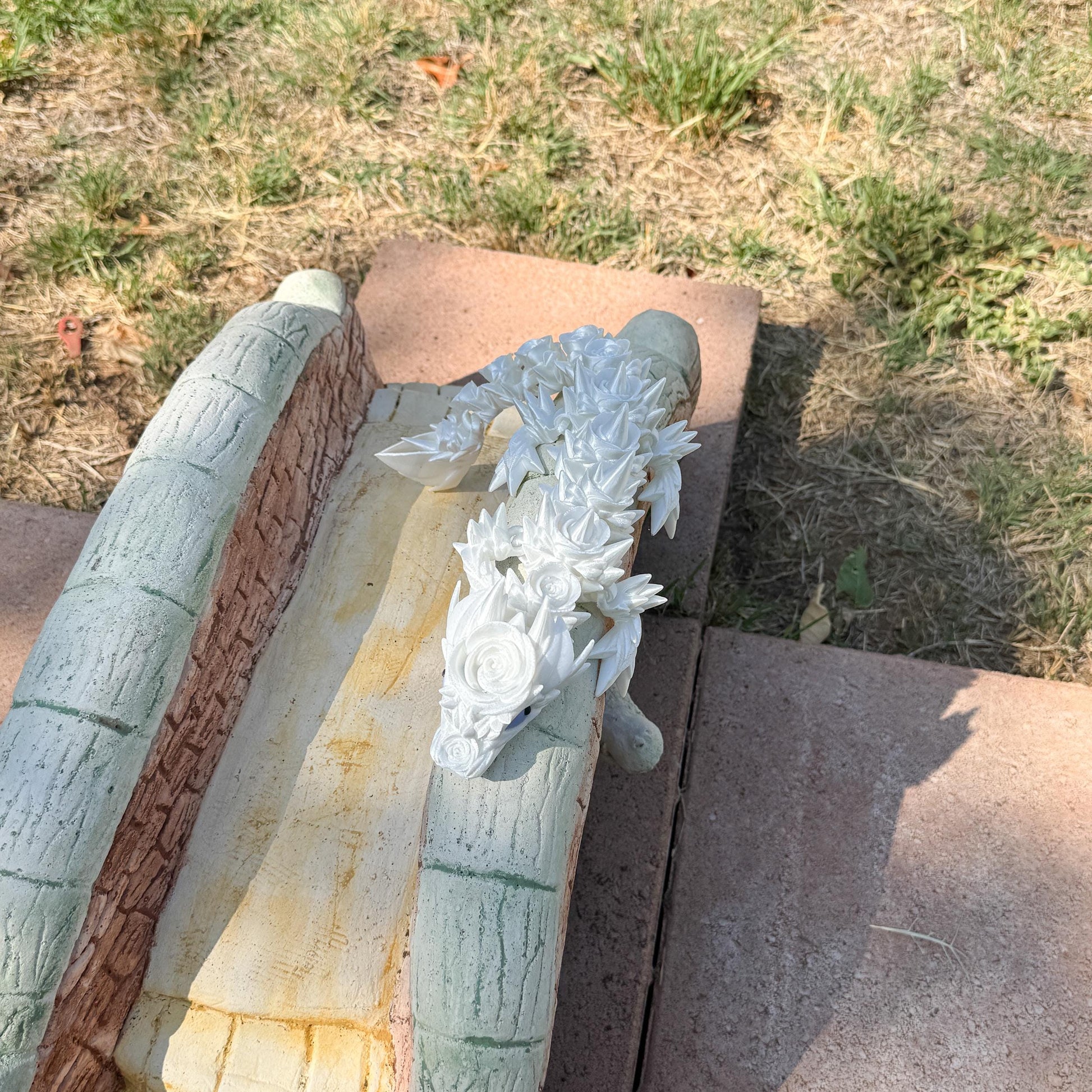 Articulated Baby Rose Dragon | Fantasy Dragon Model | 3d Printed Dragon | Desk Fidget Toy