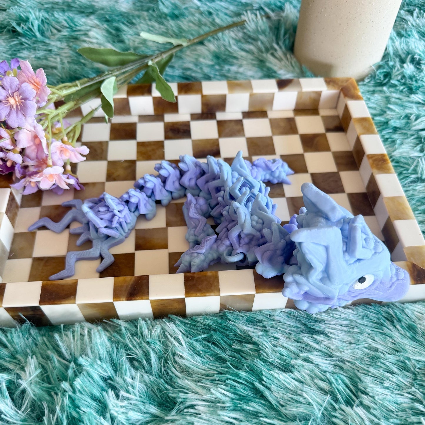 Articulated Baby Storm Dragon | Fantasy Dragon Model | 3d Printed Dragon | Desk Fidget Toy