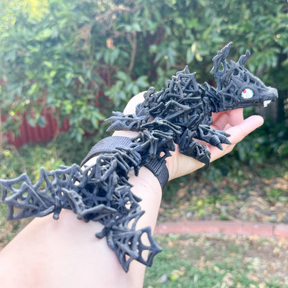 Articulated Baby Wicked Dragon | Fantasy Dragon Model | 3d Printed Dragon | Desk Fidget Toy