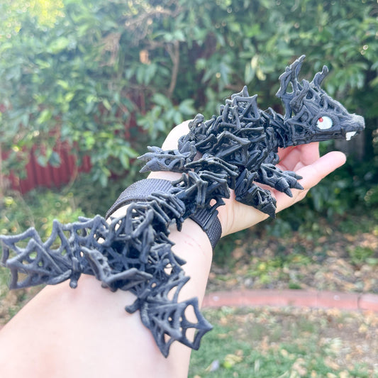 Articulated Baby Wicked Dragon | Fantasy Dragon Model | 3d Printed Dragon | Desk Fidget Toy