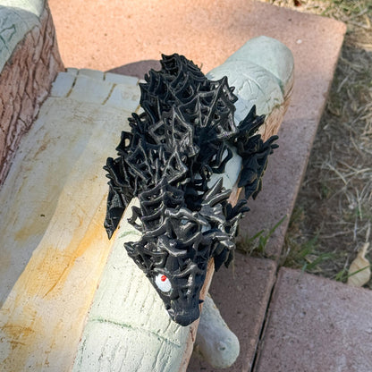 Articulated Baby Wicked Dragon | Fantasy Dragon Model | 3d Printed Dragon | Desk Fidget Toy