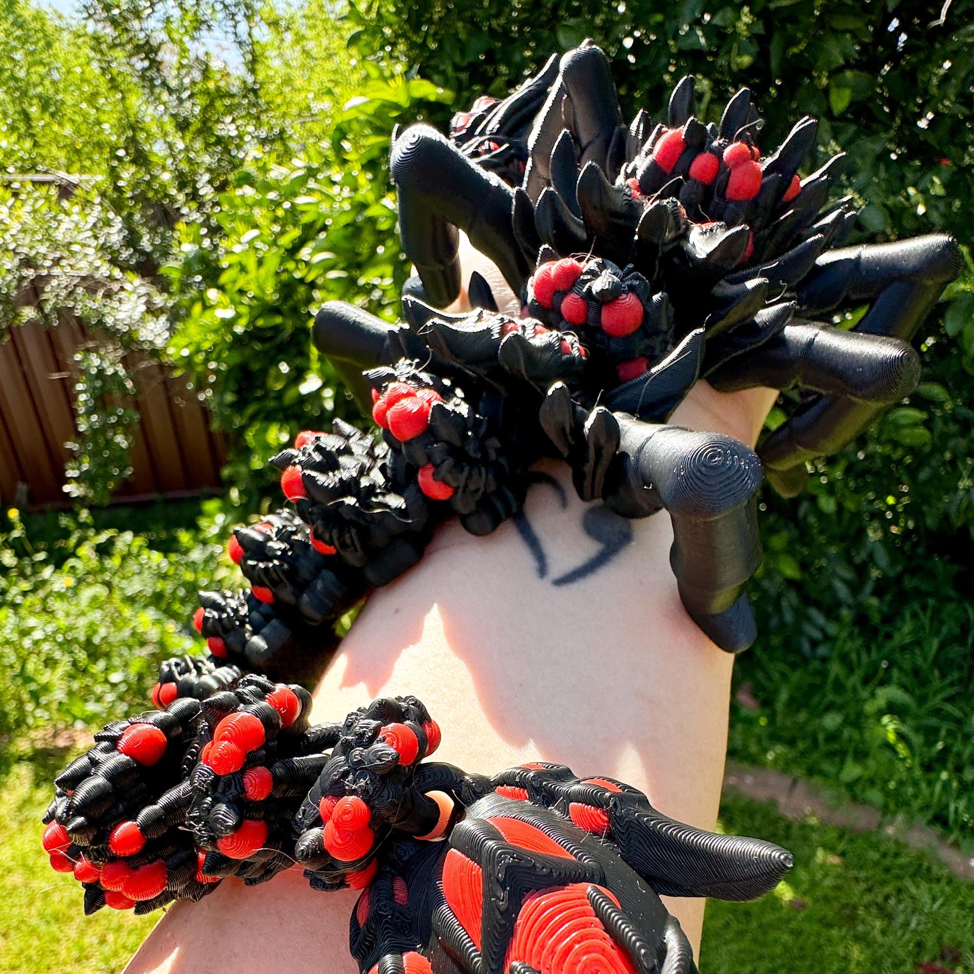 Articulated Black Widow Dragon | Fantasy Dragon Model | 3d Printed Dragon | Desk Fidget Toy