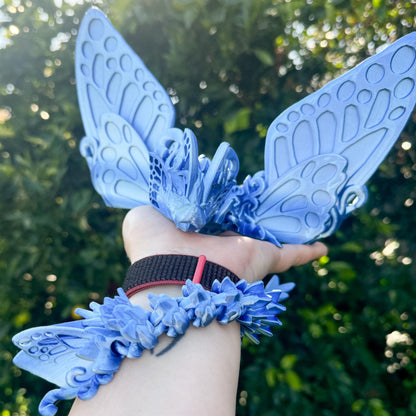 Articulated Butterfly Dragon | Fantasy Dragon Model | 3d Printed Dragon | Desk Fidget Toy