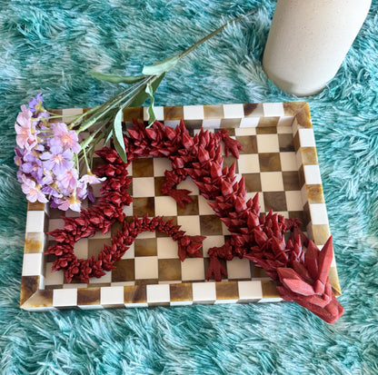 Articulated Crystal Dragon | Fantasy Dragon Model | 3d Printed Dragon | Desk Fidget Toy