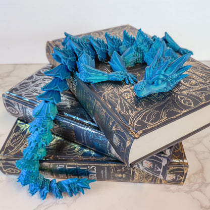 Articulated Knight Dragon | Fantasy Dragon Model | 3d Printed Dragon | Desk Fidget Toy