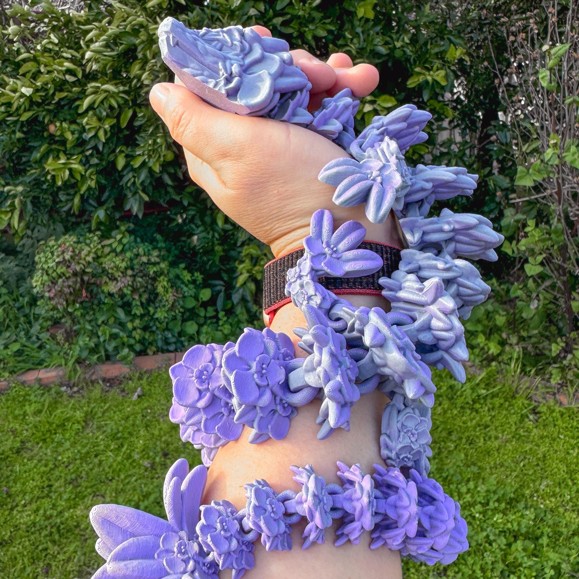 Articulated Orchid Dragon | Fantasy Dragon Model | 3d Printed Dragon | Desk Fidget Toy