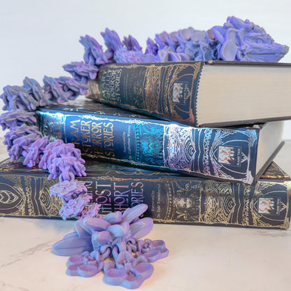 Articulated Orchid Dragon | Fantasy Dragon Model | 3d Printed Dragon | Desk Fidget Toy