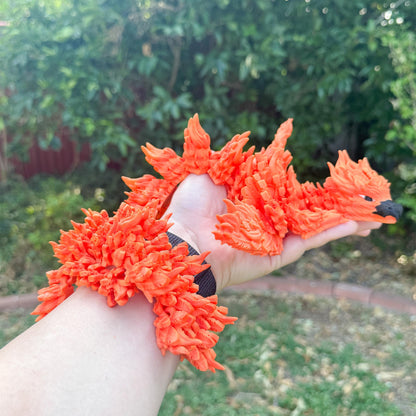 Articulated Phoenix Dragon | 3D Printed Dragon | Flame-Inspired Dragon | Fantasy Dragon Model | 3d Printed Dragon | Desk Fidget Toy