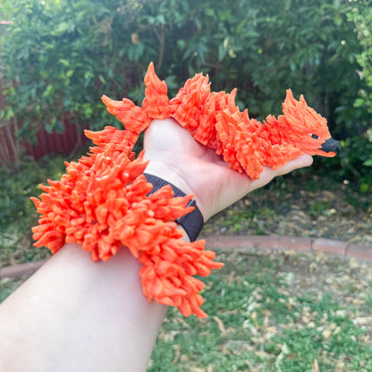 Articulated Phoenix Dragon | 3D Printed Dragon | Flame-Inspired Dragon | Fantasy Dragon Model | 3d Printed Dragon | Desk Fidget Toy