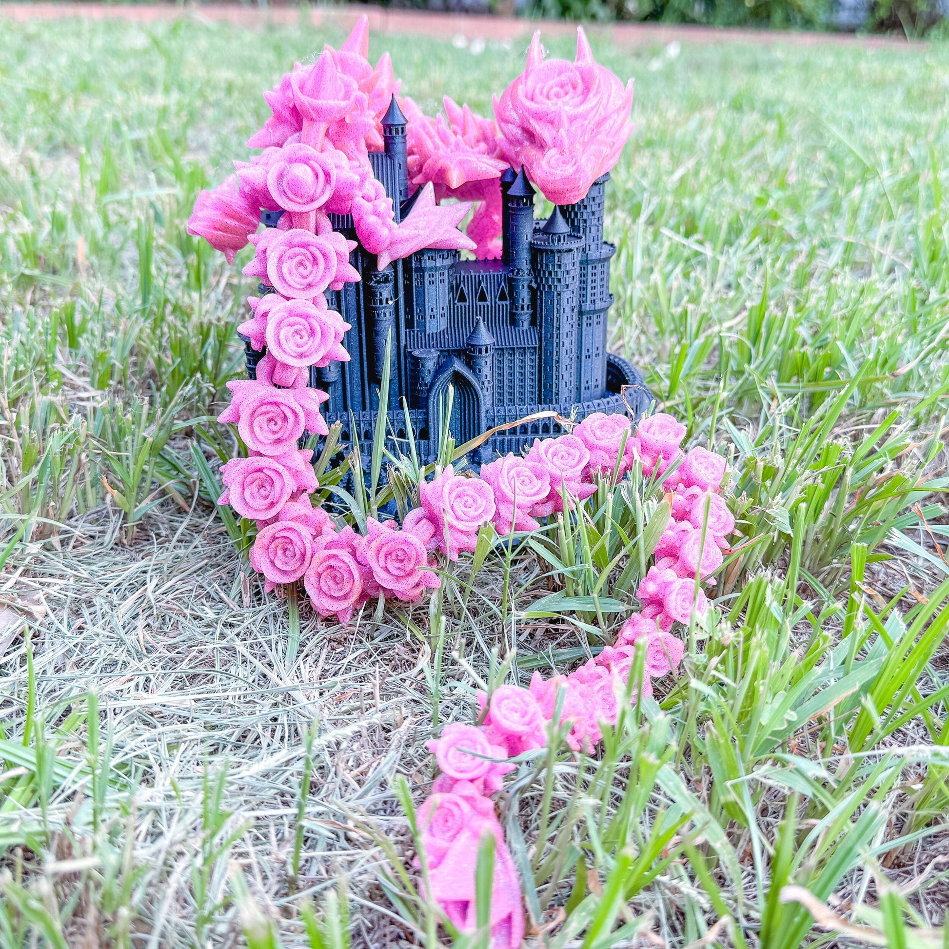 Articulated Rose Dragon | Fantasy Dragon Model | 3d Printed Dragon | Desk Fidget Toy