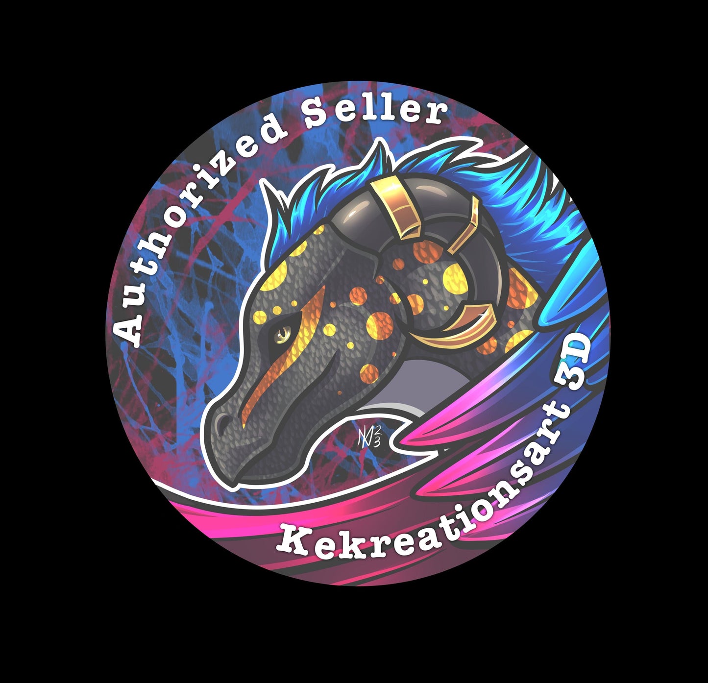 Articulated Sea Dragon Keyring - Fidget Dragon