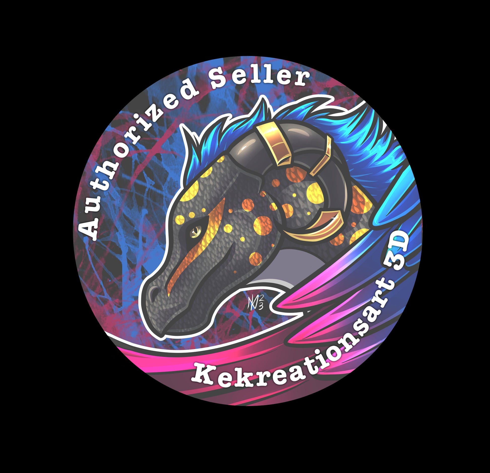 Articulated Sea Dragon Keyring - Fidget Dragon