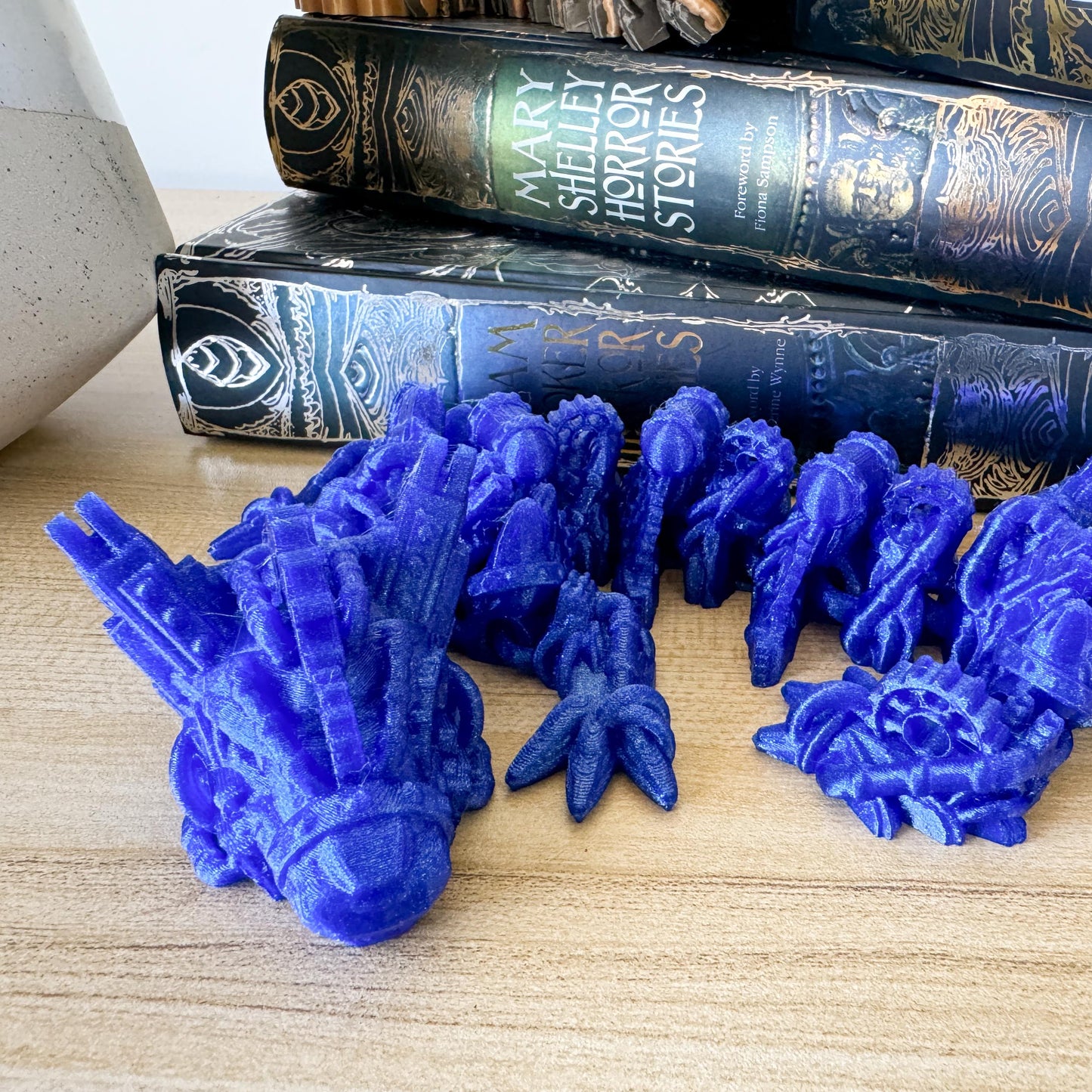 Articulated Steampunk Dragon | Fantasy Dragon Model | 3d Printed Dragon | Desk Fidget Toy