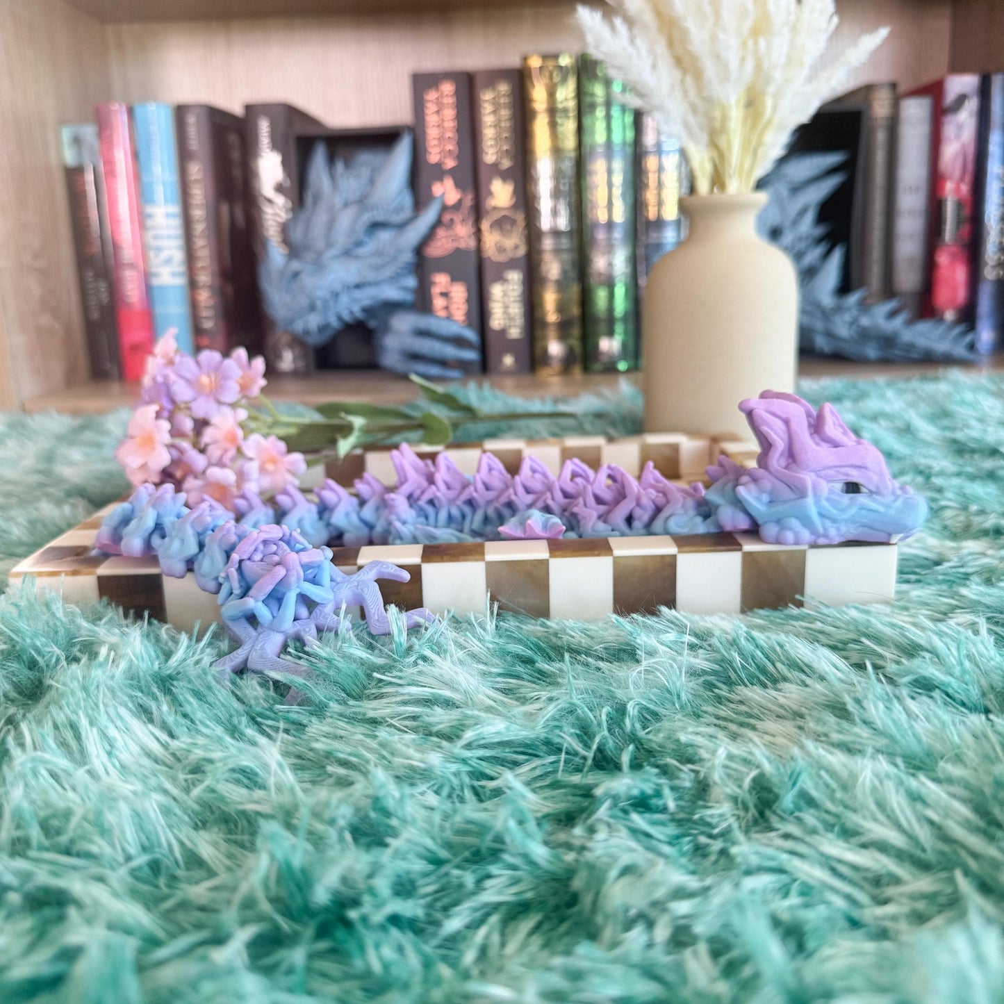 Articulated Storm Dragon | Fantasy Dragon Model | 3d Printed Dragon | Desk Fidget Toy