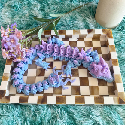 Articulated Storm Dragon | Fantasy Dragon Model | 3d Printed Dragon | Desk Fidget Toy