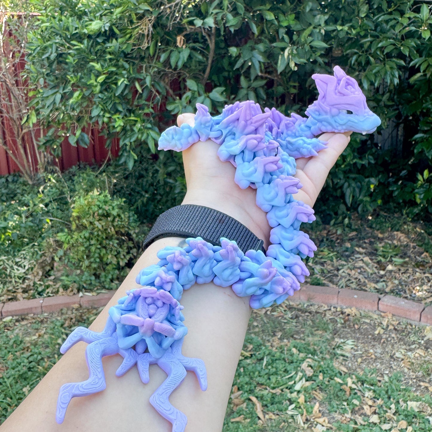 Articulated Storm Dragon | Fantasy Dragon Model | 3d Printed Dragon | Desk Fidget Toy