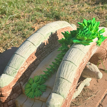 Articulated Sunflower Dragon | Fantasy Dragon Model | 3d Printed Dragon | Desk Fidget Toy