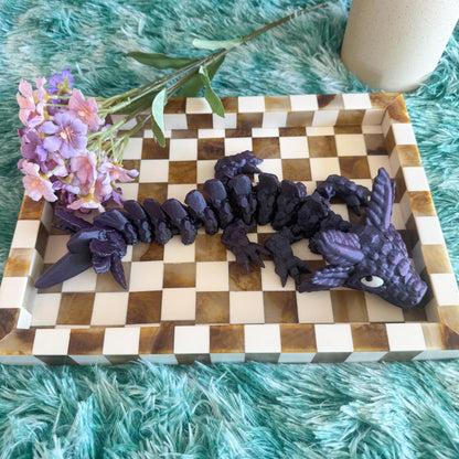 Baby Axolotl Articulated Dragon | Fantasy Dragon Model | 3d Printed Dragon | Desk Fidget Toy