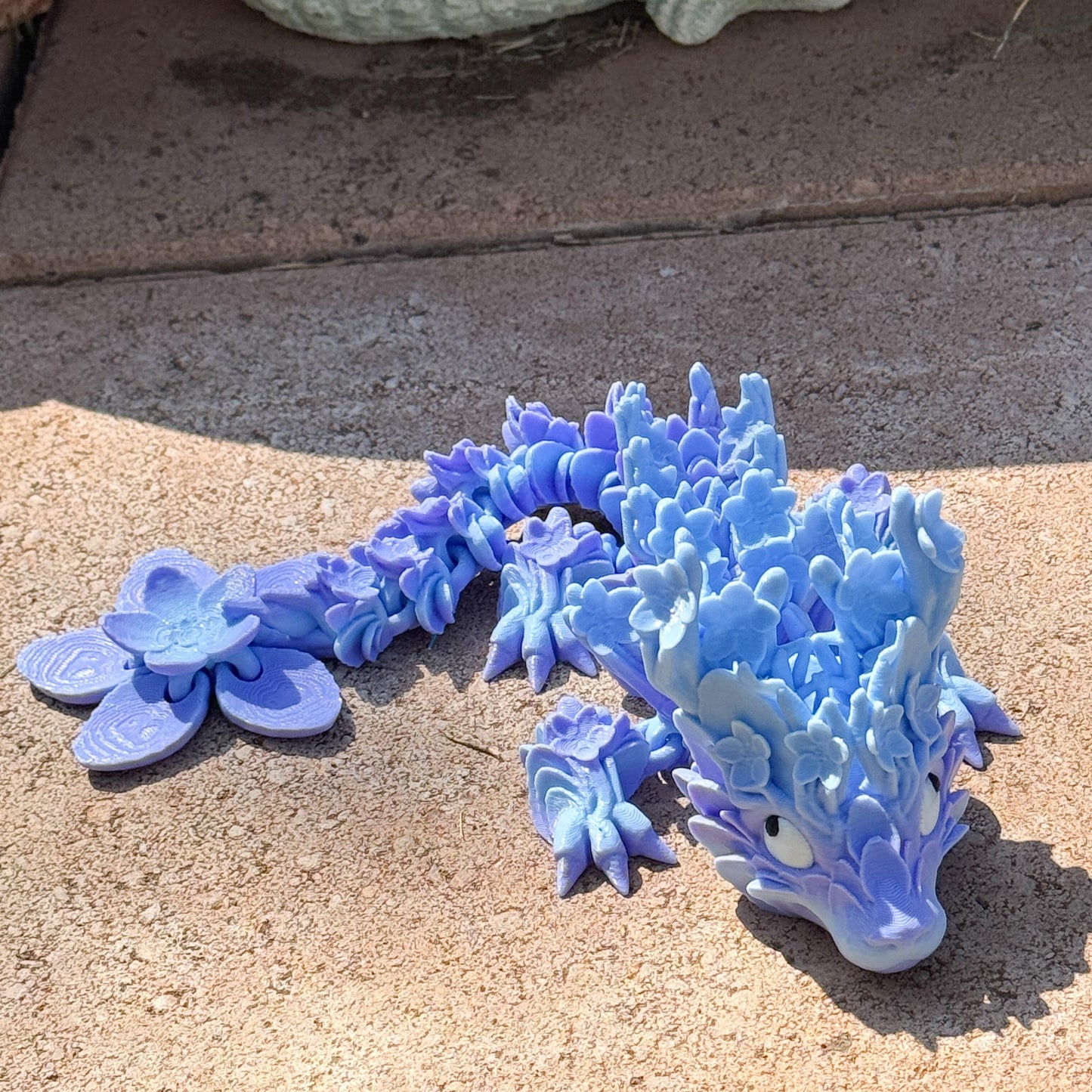 Baby Cherry Blossom Dragon | Fantasy Dragon Model | 3d Printed Dragon | Desk Fidget Toy