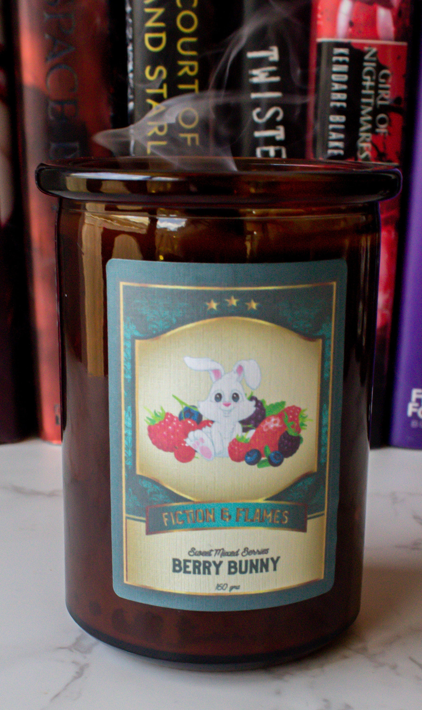 Berry Bunny | Sweet Mixed Berries Scented Candle | Easter Candle | Reader Gift | Author Gift | Scented Soy Candle | Holiday Gift