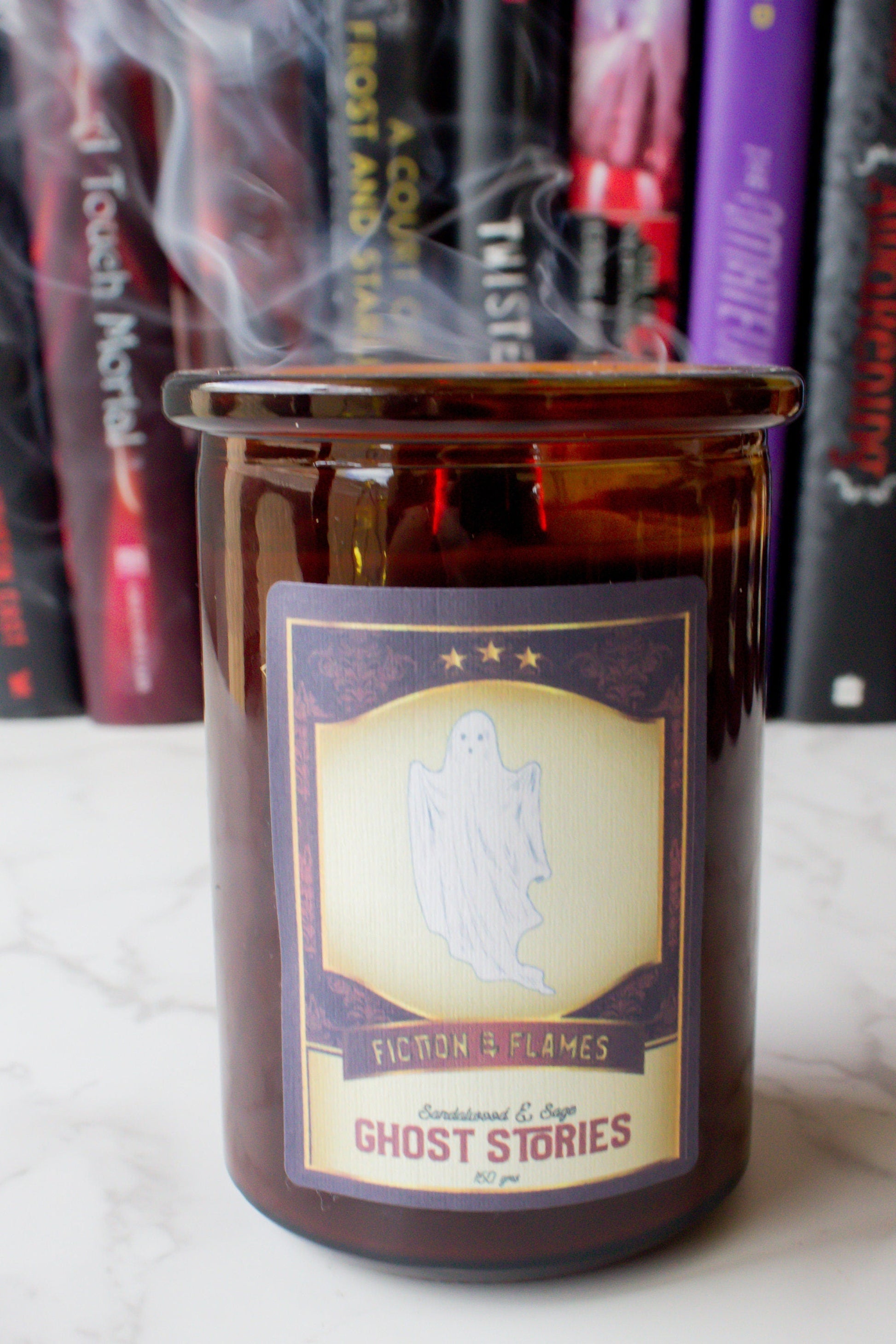 Campout Candle Gift Box | Ghost Stories | Campfire Stories | Cabin in the Woods | Readers Gift | Aromatherapy Scented Candle