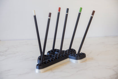 Chalk Outline Pen Holder - Unique Crime Scene Desk Organiser - 3D Printed PLA - Black and White Options Available