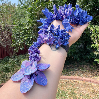 Cherry Blossom Dragon | Fantasy Dragon Model | 3d Printed Dragon | Desk Fidget Toy