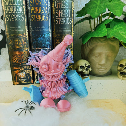 Creepy Clowns Articulated Models: Crazy Clown & Sad Clown – The Perfect Blend of Whimsy and Horror