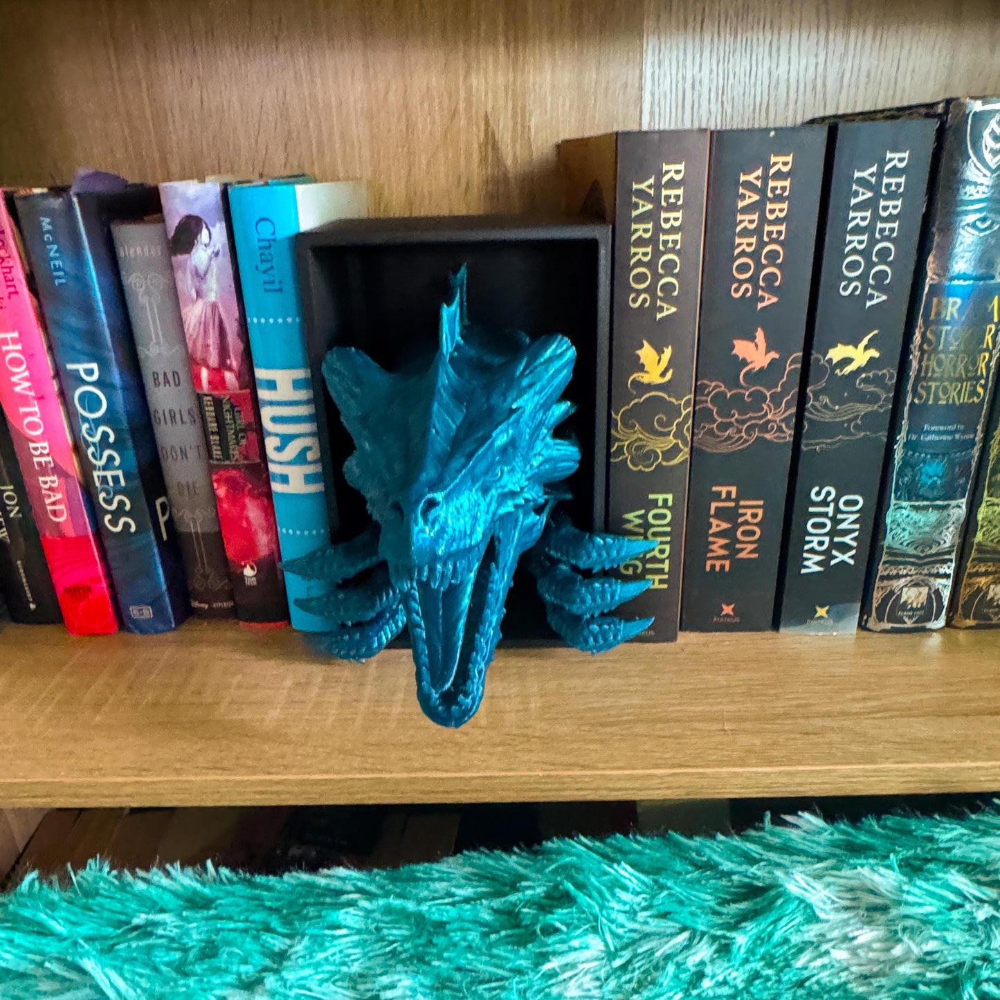 Dragon Awakening Book Nook | 3d printed | dragon book nook